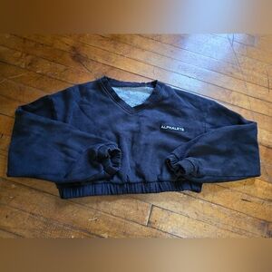 Alphalete crop V-neck Hoodie